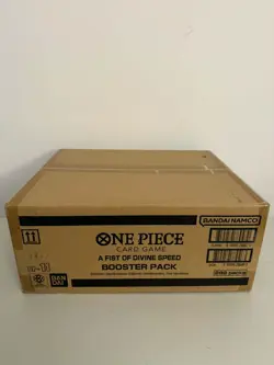 One Piece TCG English OP-11 A Fist Of Divine Speed Booster Box SEALED CASE - Image 3