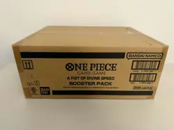 One Piece TCG English OP-11 A Fist Of Divine Speed Booster Box SEALED CASE - Image 4