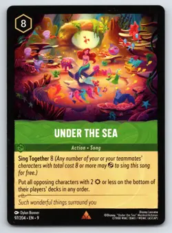 Disney Lorcana Under the Sea Fabled Rare #97/204 NM - Image 1