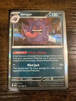 Gengar 050/088 Perfect Order Reverse Holo English Rare Pokemon Card - Image 1