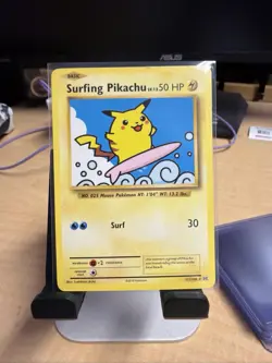 Pokemon TCG Surfing Pikachu Card 111/108 Pikachu TCG - Image 1