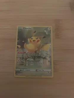 Pokemon TCG Crown Zenith: Galarian Gallery Pikachu Card GG30/GG70 NM-M Condition - Image 1