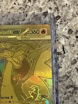Mega Charizard X EX Phantasmal Flames 130/94 Mega Ultra Rare Gold Card - Image 4