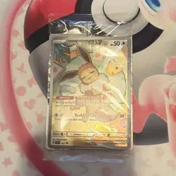 Pokemon Eevee 173 Promo Prismatic Scarlet & Violet Card Standard Size - Image 1