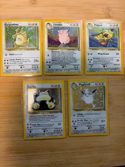 vintage pokemon card lot wotc jungle - Image 1