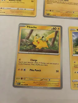 Lot of 7 Pikachu Pokemon Cards - Image 2
