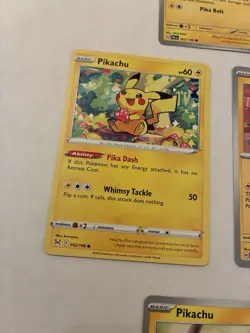 Lot of 7 Pikachu Pokemon Cards - Image 5
