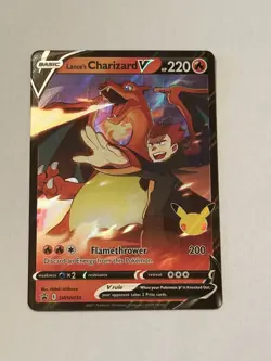 Pokemon TCG Lance's Charizard v SWSH133 Promo Card - Image 1