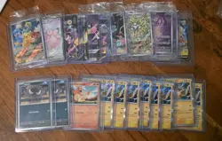 23x English and Chinese Pokemon Black Star Promo mixed card lot - Image 1