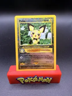 Pichu Reverse Holo Black Star Promo 35 WOTC Pokemon Card - LP+-NM-c - Image 1