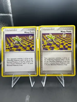 Pokemon Card Lot of 4 - Warp Point 116/130 - 2005-2008 (Vintage) Diamond & Pearl - Image 2