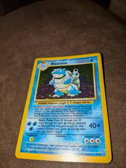 Pokemon Blastoise 2/102 Base Set Unlimited Holo Card See Pictures & Description - Image 1