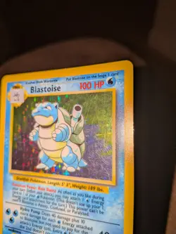 Pokemon Blastoise 2/102 Base Set Unlimited Holo Card See Pictures & Description - Image 4
