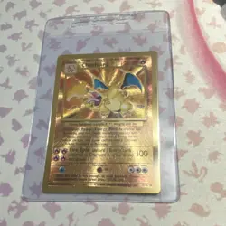 Pokemon Charizard Celebrations 25th Gold Metal Card from UPC - Image 1
