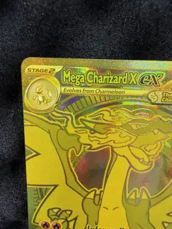 Mega Charizard X EX 360 HP Full Art Holo Mega Hyper Rare Pokemon Card 130/094 - Image 2