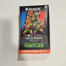 Magic: The Gathering TMNT Turtle Power Commander Deck Sealed - Image 3