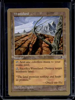 1997 Magic MTG Tempest Wasteland #NNO - Image 1