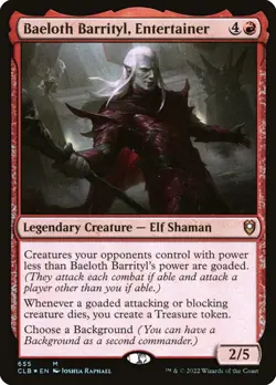 ~1x Baeloth Barrityl Entertainer FOIL x1 ~NM~ CLB Magic the Gathering MtG - Image 1