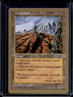 1997 Magic MTG Tempest Wasteland #NNO - Image 1