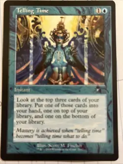 Telling Time 🔥 RETRO NonFOIL 🔥 MTG DanDan Secret Lair NM (2157) - Image 1