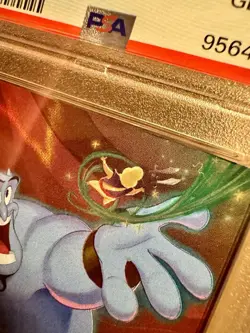 2023 Lorcana The First Chapter Genie DOUBLE SWORD ERROR Enchanted PSA GEM MT 10 - Image 2