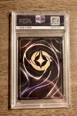 2023 Lorcana The First Chapter Genie DOUBLE SWORD ERROR Enchanted PSA GEM MT 10 - Image 3