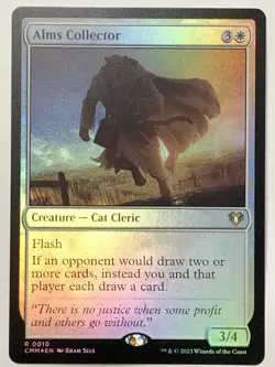 MTG TCG - Alms Collector 0010 Commander Masters Foil - NM (Free Shipping $5+) - Image 1