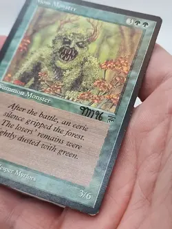Moss Monster SIGNED BLACK 1996 DATED Jesper Myrfors Legends MTG *CCGHouse* RA - Image 3