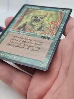 Moss Monster SIGNED BLACK 1996 DATED Jesper Myrfors Legends MTG *CCGHouse* RA - Image 4