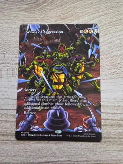 Waves of Aggression (Borderless) Teenage Mutant Ninja Turtles Source Material... - Image 1