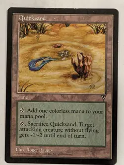 Quicksand - Visions - Magic the Gathering MTG Nice! - Image 1