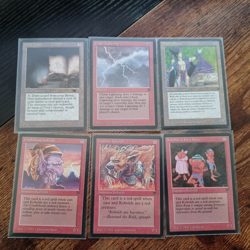 MTG Legends:Chain Lightning,Jalum Tome,Marble Priest,Crookshank+Crimson Kobold+1 - Image 1