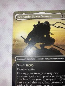 Leonardo, Sewer Samurai (Borderless) Teenage Mutant Ninja Turtles Regular - Image 2