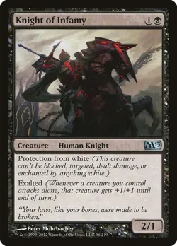 Knight of Infamy | #96 | M13 | MTG | Regular | LP - Image 1