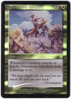 Powerstone Minefield 2001 Apocalypse FOIL Multi-Color Enchantment MTG SP- NM AZ2 - Image 1