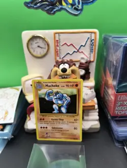 Machoke 34/102 Pokemon TCG Base Set Unlimited LP - Image 1