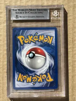 2000 Pokemon Team Rocket 1st Edition Dark Arbok #02 Error Holo BGS 8.5 - Image 2