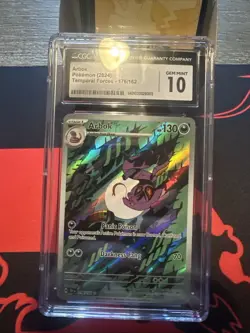 ARBOK Temporal Forces Illustration Rare #176/162 CGC 10 GEM MINT Pokemon - Image 1
