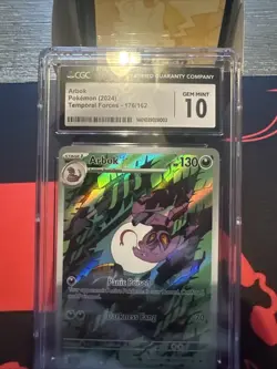 ARBOK Temporal Forces Illustration Rare #176/162 CGC 10 GEM MINT Pokemon - Image 2