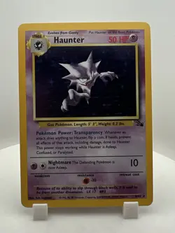 💥 HAUNTER Holo Rare # 6/62 | Fossil Set | | Pokemon 1999 TCG Vintage | LP - Image 1