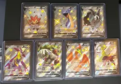 Pokemon Holo V Card Lot Shining Fates Shiny Vault 7 Cards - Image 1
