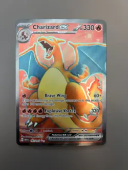 Pokemon Charizard EX 183/165 - S&V 151 Holo Ultra Rare NM BEAUTIFUL! - Image 4