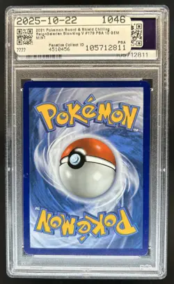 2021 Pokemon SWSH Chilling Reign Galarian Slowking V Full Art #179/198 PSA 10 - Image 2
