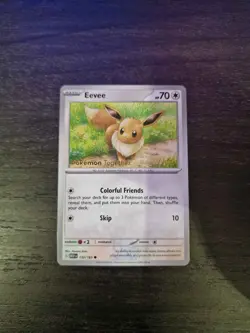 Eevee 133/165 Pokemon Together Stamp Poke Post 151 Promo Unsealed - Image 2