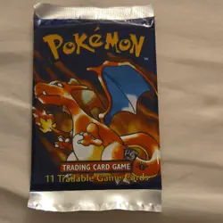 (read description)Pokemon Base Set Booster Pack 1st Edition Charizard kids toy - Image 1