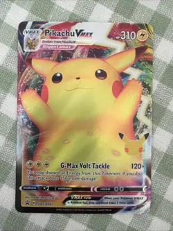 Pokemon Pikachu VMAX Promo Full Art Holo SWSH062 Sword & Shield - Image 1