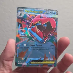 Pokemon Mega Feraligatr EX ASC 043/217 Rare Full Art Holo 370 HP - Image 1
