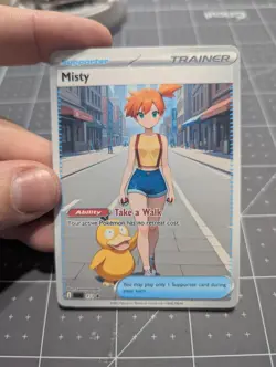 Misty Trainer Support Full Art Custom Pokemon Tcg - Image 1