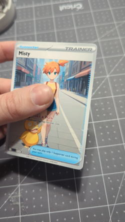 Misty Trainer Support Full Art Custom Pokemon Tcg - Image 2