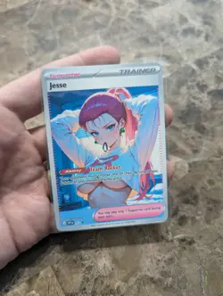 Jesse Trainer Support Full Art Custom Pokemon Tcg - Image 2